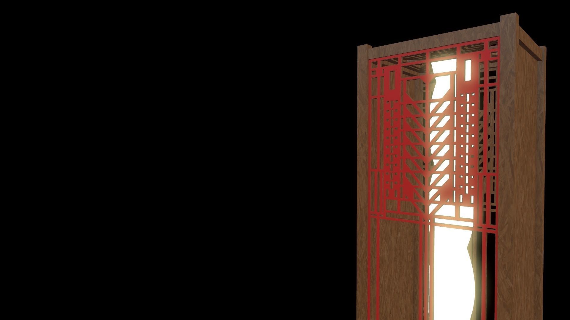 Architectural Lighting Box 03 3D model_4