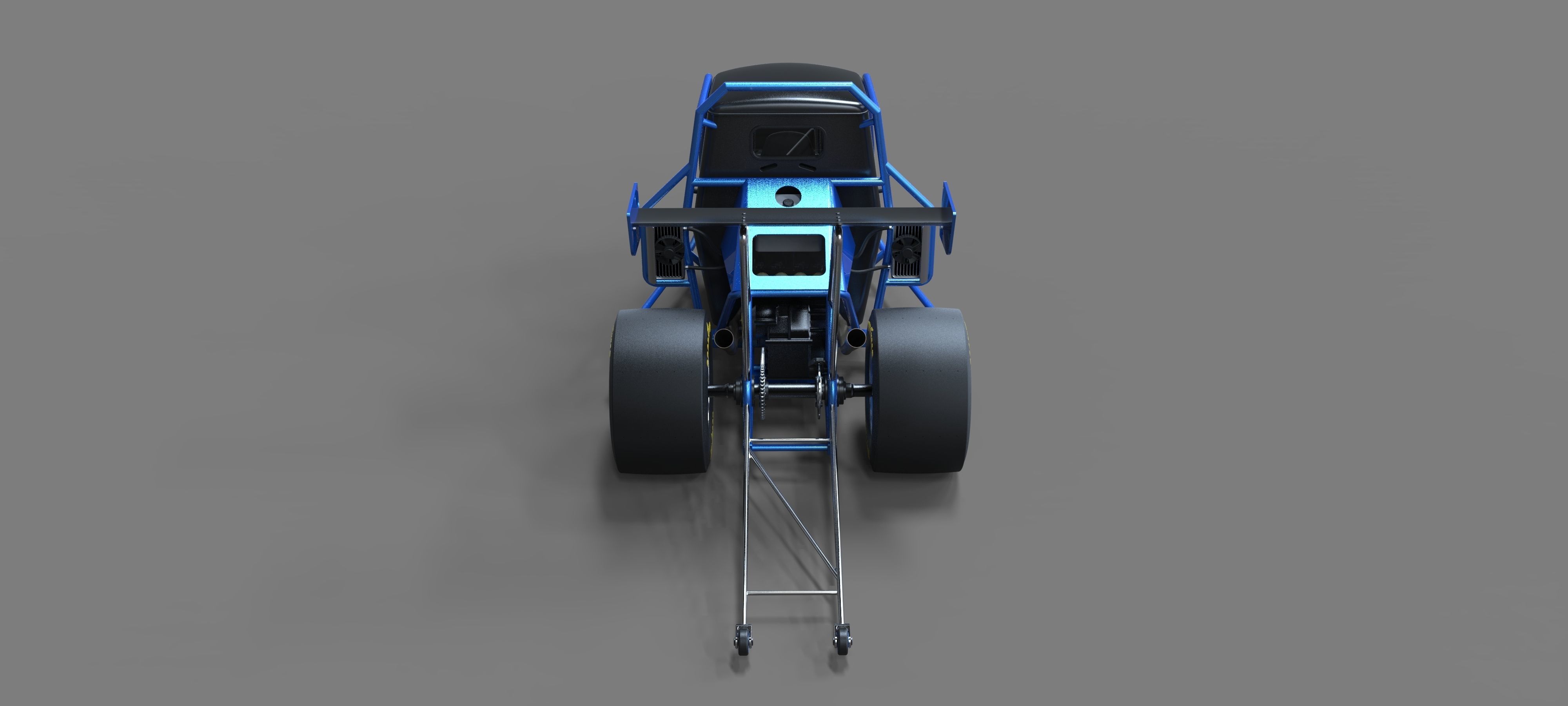 Ape car dragster 3D model_16