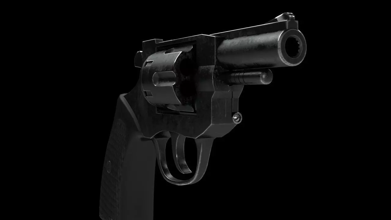 Revolver 3D model_0