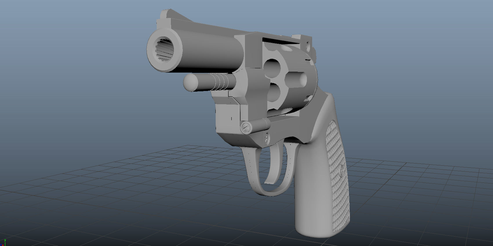 Revolver 3D model_14