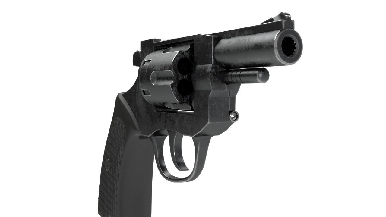 Revolver 3D model_1