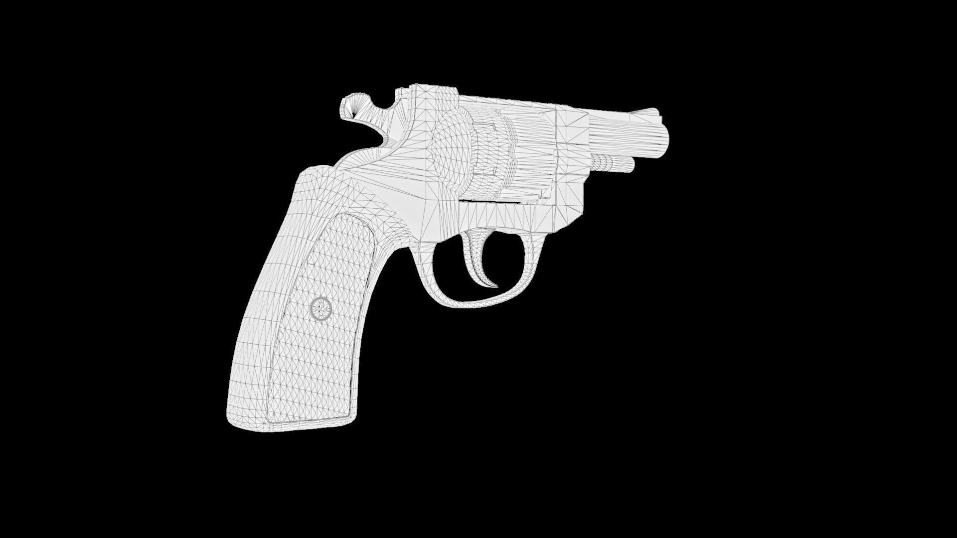 Revolver 3D model_9