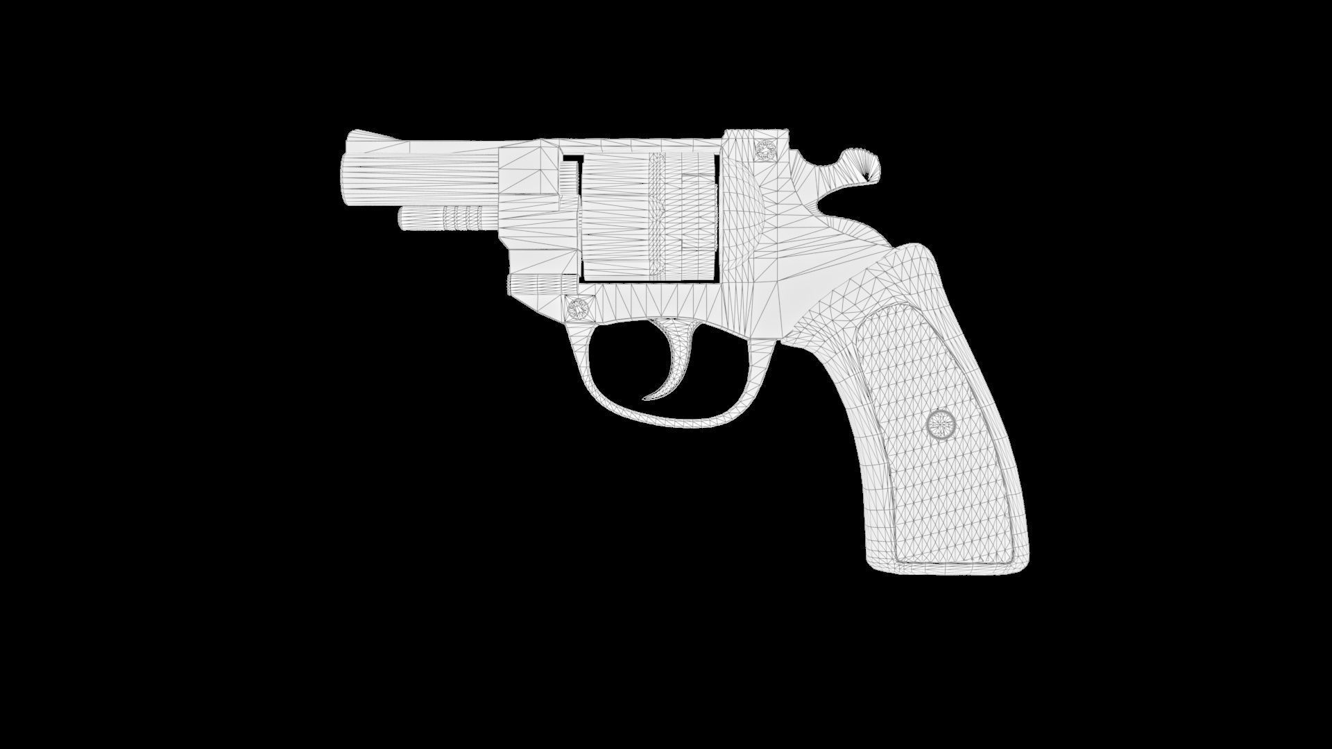 Revolver 3D model_12