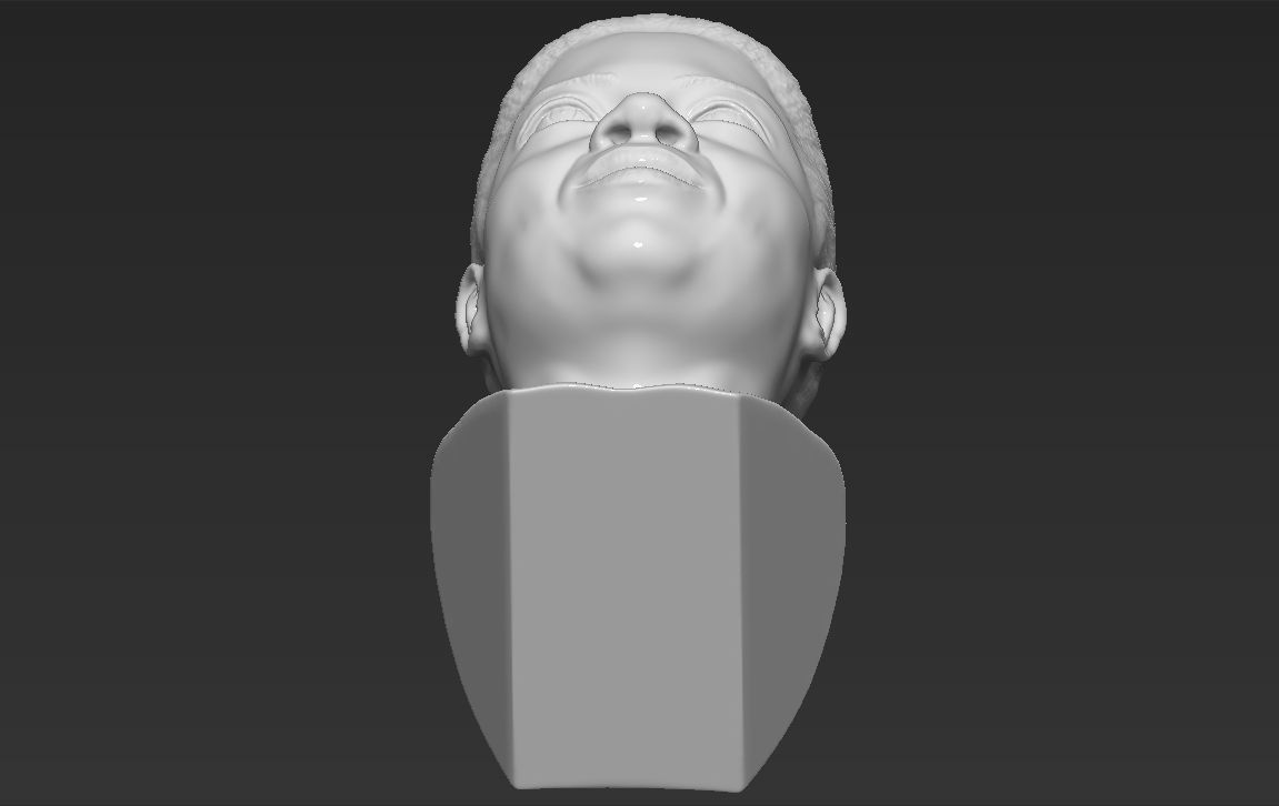 Oprah Winfrey bust ready for full color 3D printing 3D print model_48