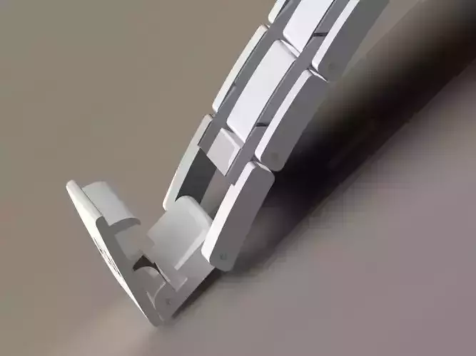 Watch silver with dial