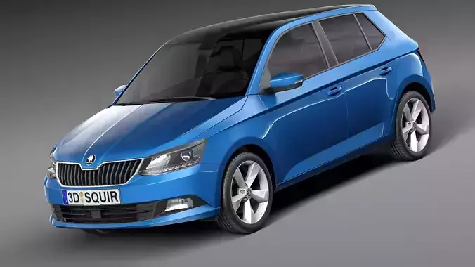 Skoda Fabia 2015 3D model