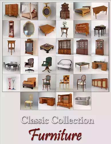  Furniture Collection - Francesco Molon 3D model