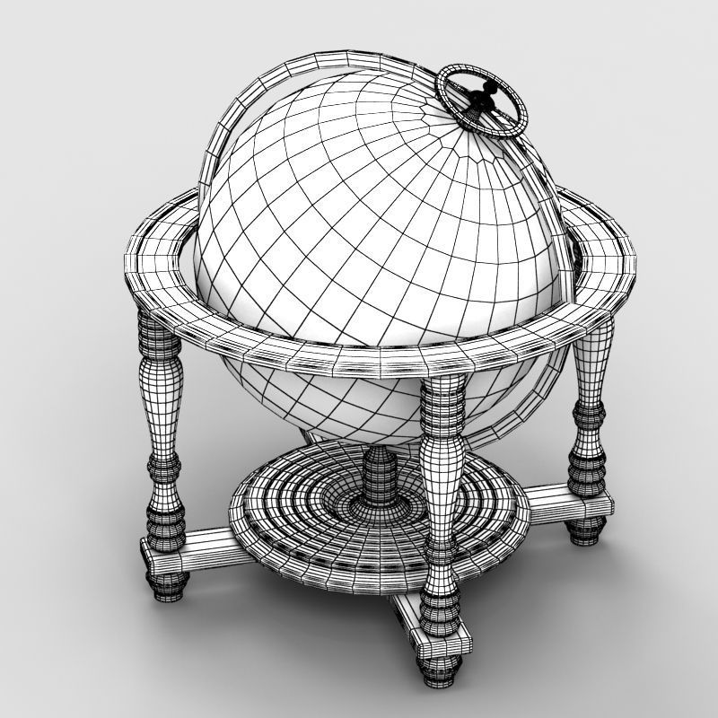 Old Globe 3D model_6