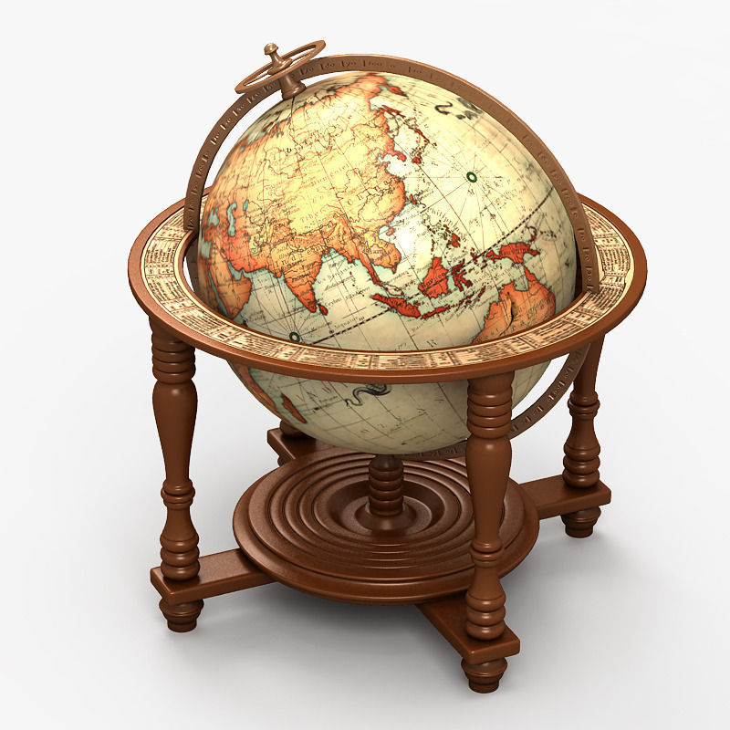 Old Globe 3D model_4