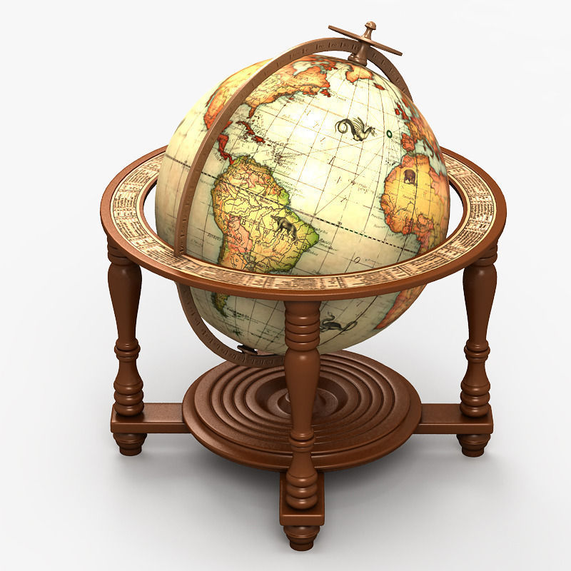 Old Globe 3D model_2