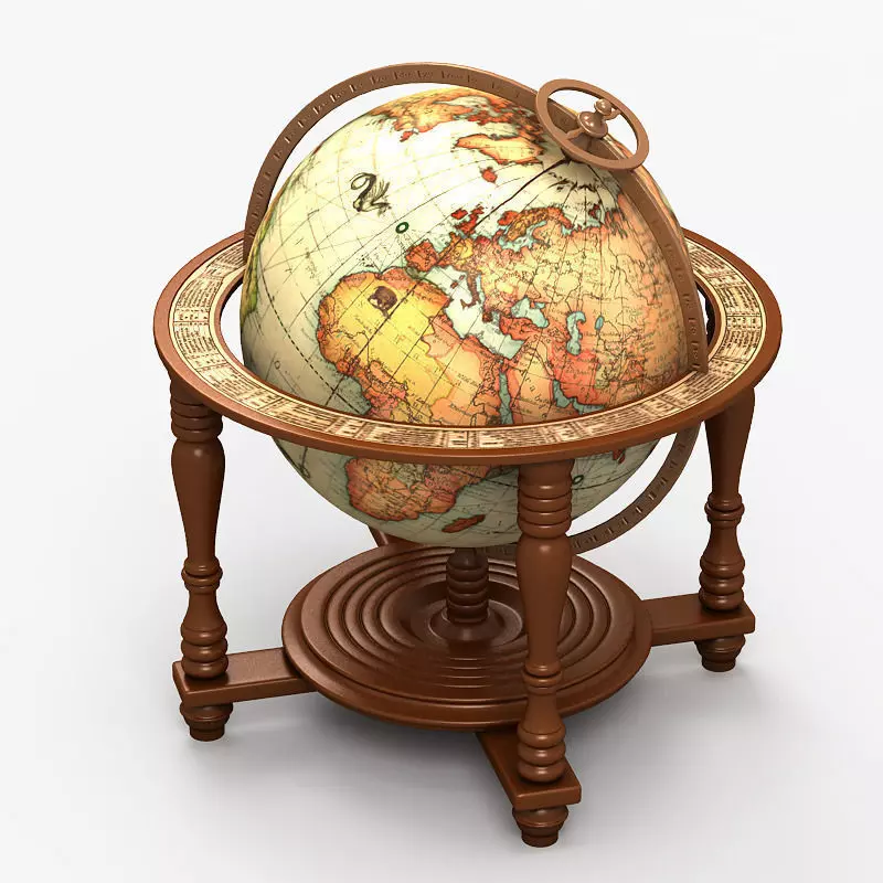 Old Globe 3D model_0