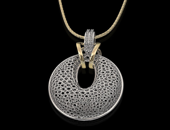 Small Rings pendant 3D print model