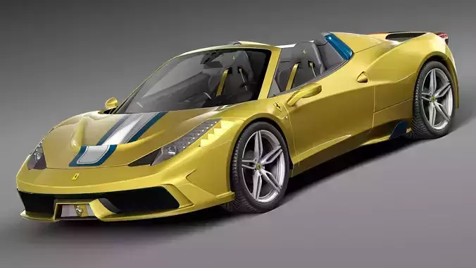 Ferrari 458 Speciale A 2015 3D model