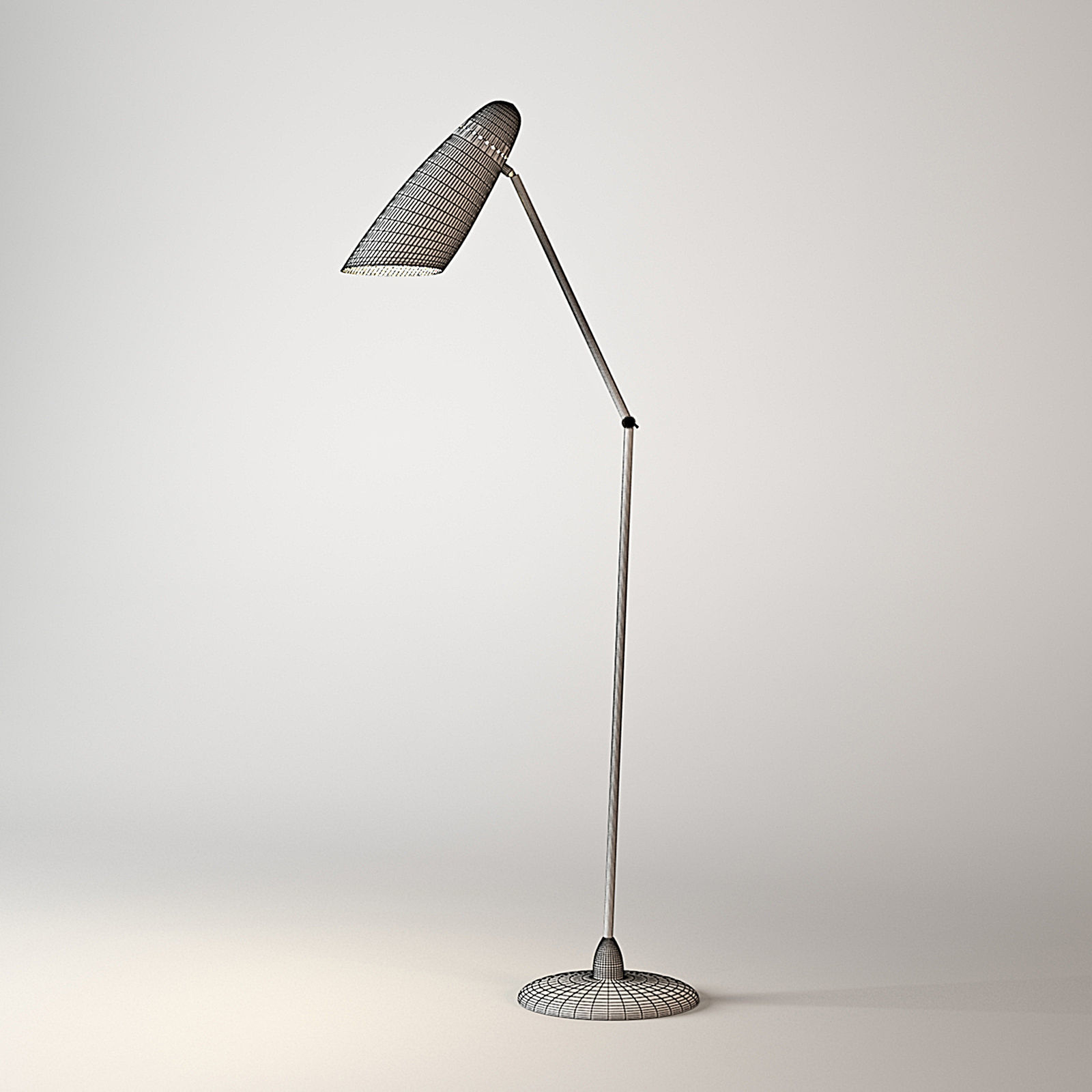 Chelsom Floor Lamp Bullet 3D model_1