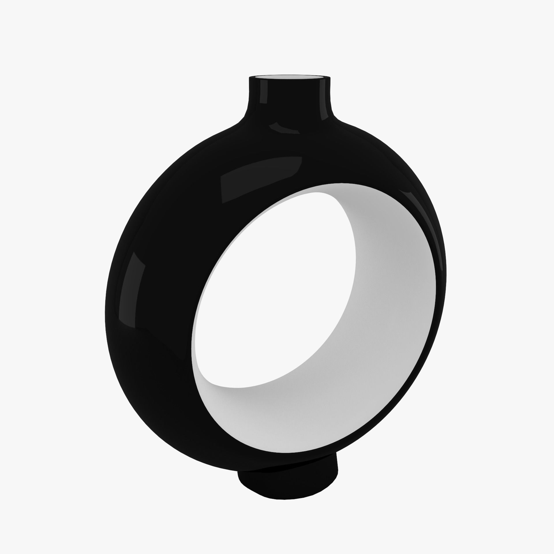 Circular Vase 3D print model_5