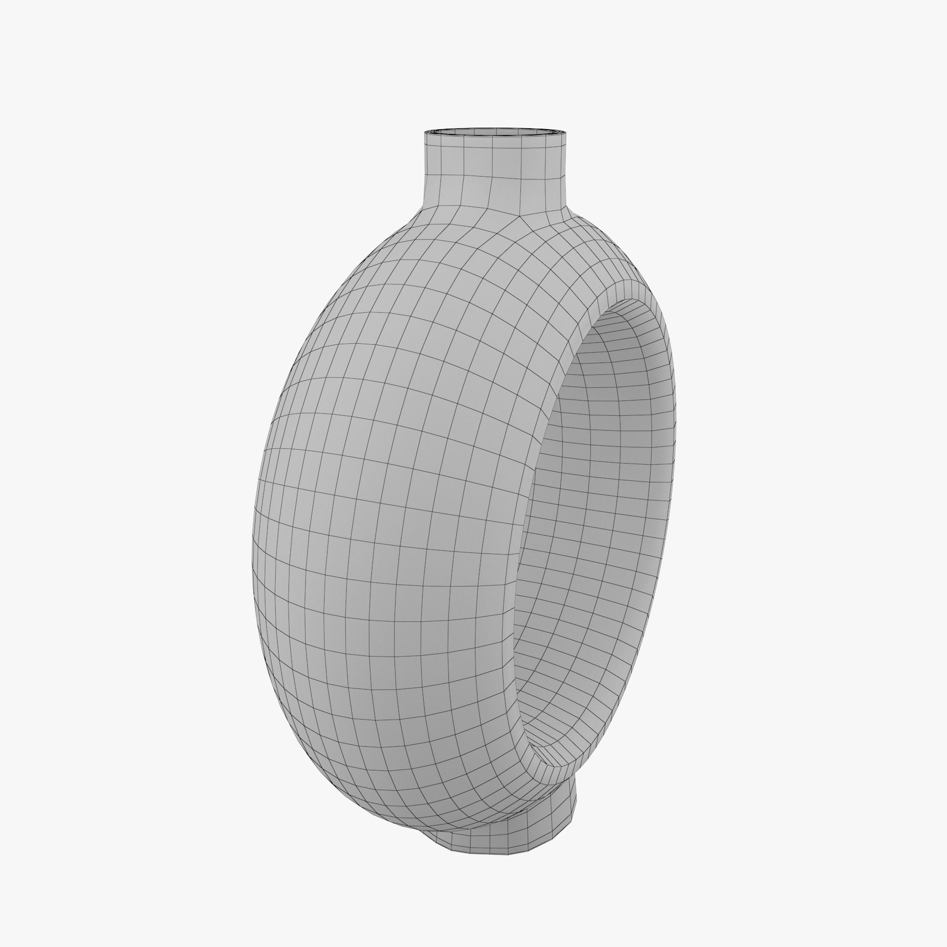 Circular Vase 3D print model_37