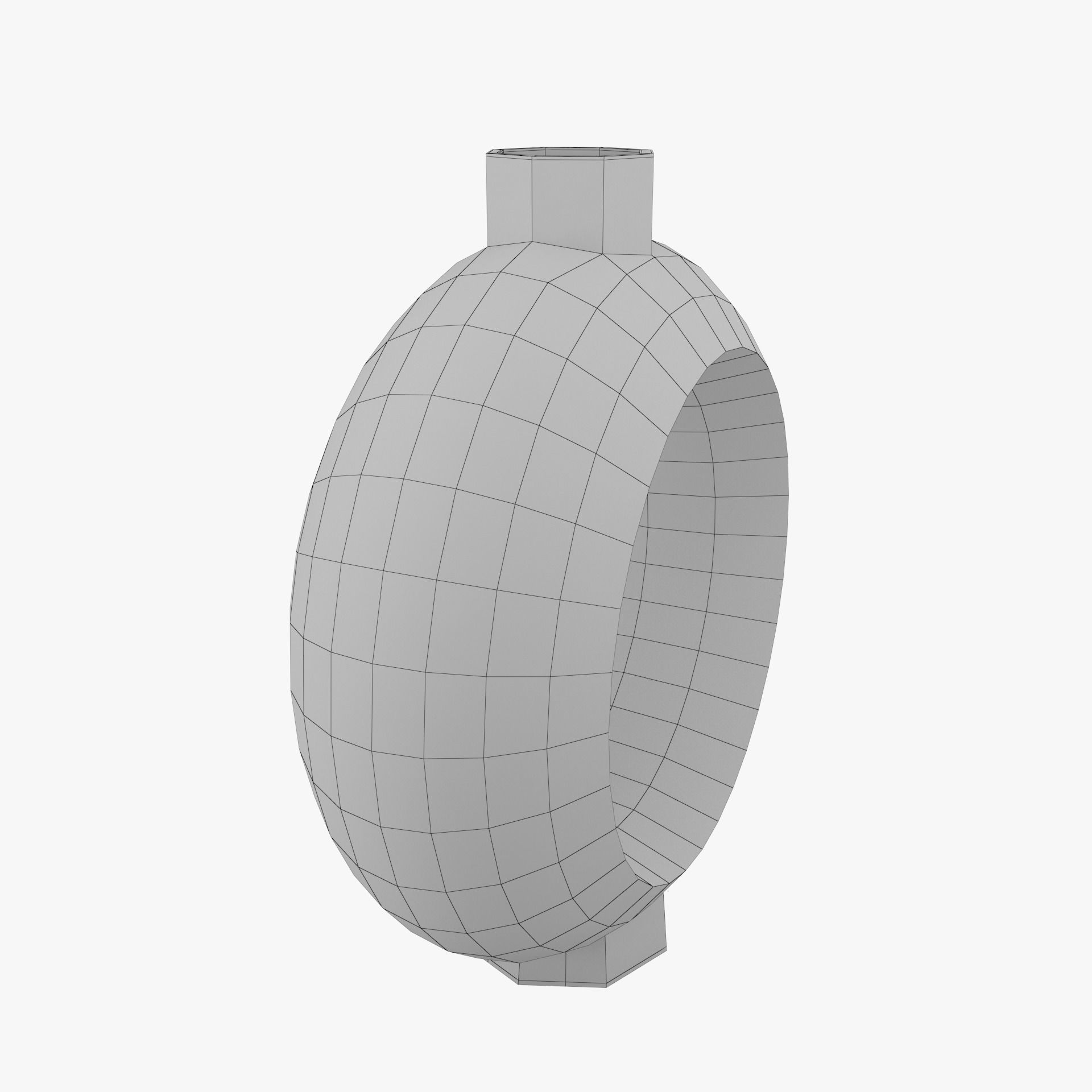 Circular Vase 3D print model_16