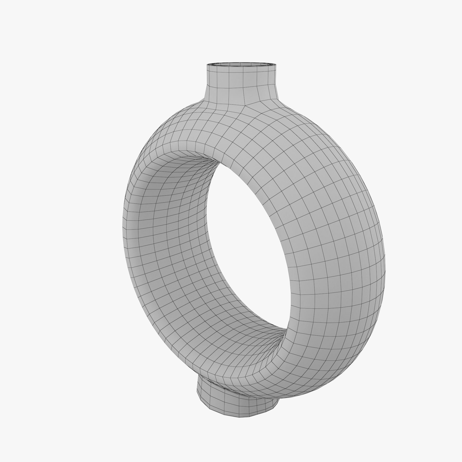 Circular Vase 3D print model_34