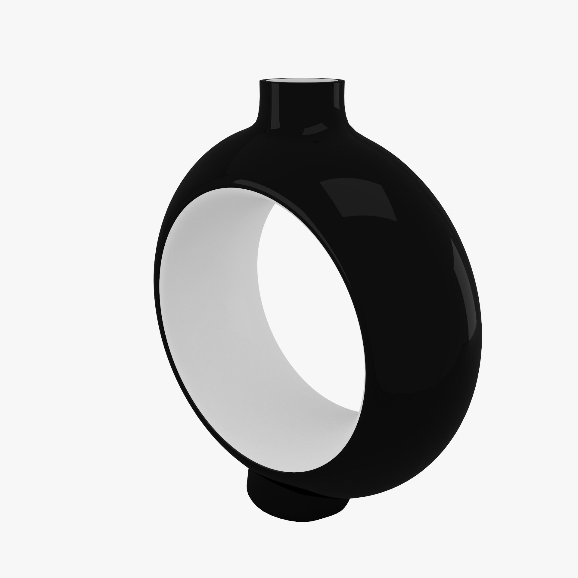 Circular Vase 3D print model_3