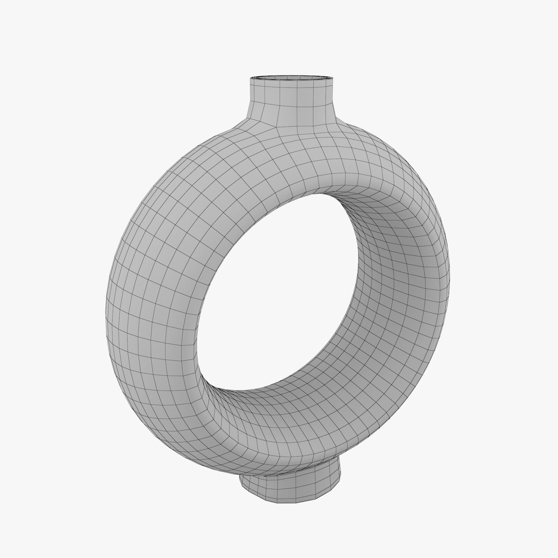 Circular Vase 3D print model_31