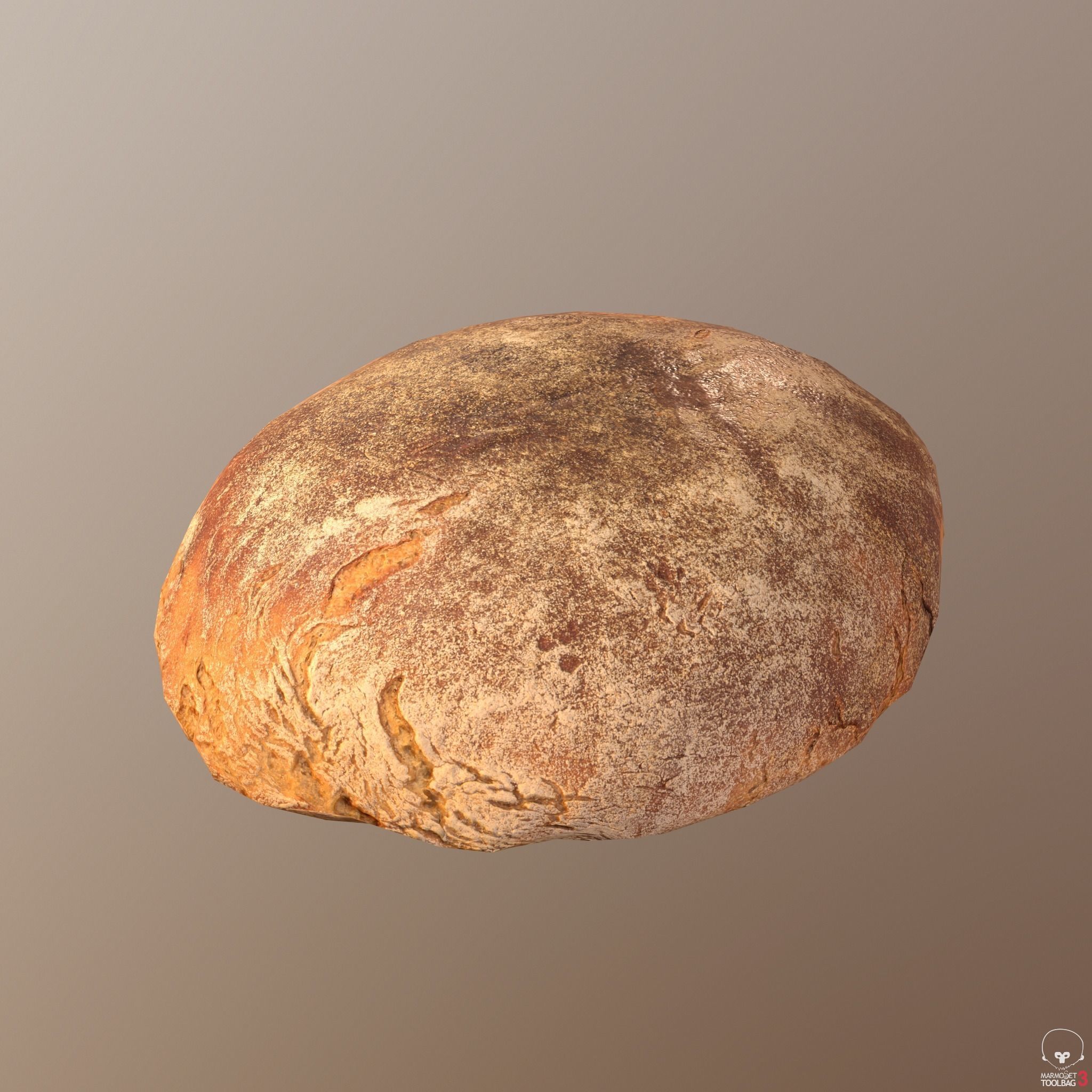 Tasty Bread 02 Low-poly 3D model_4