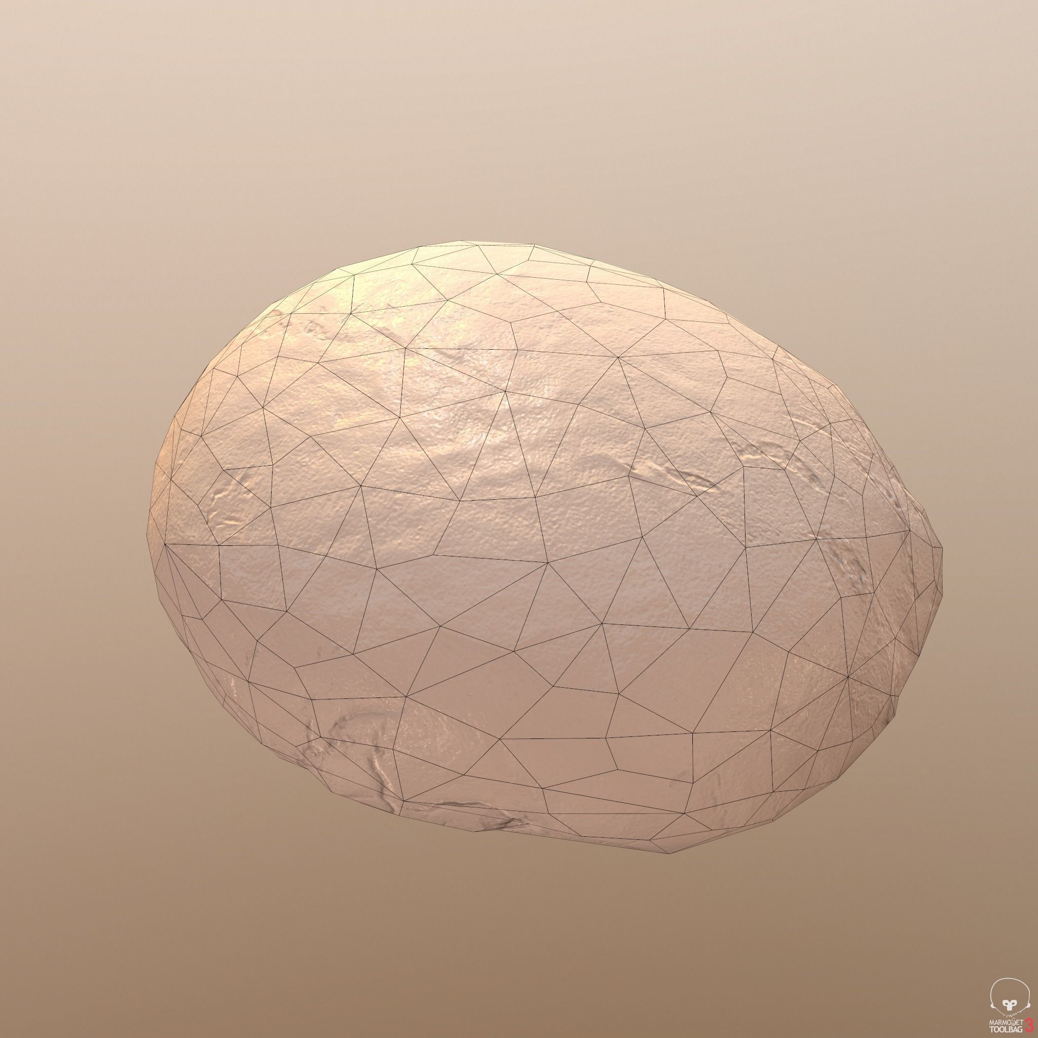 Tasty Bread 02 Low-poly 3D model_7