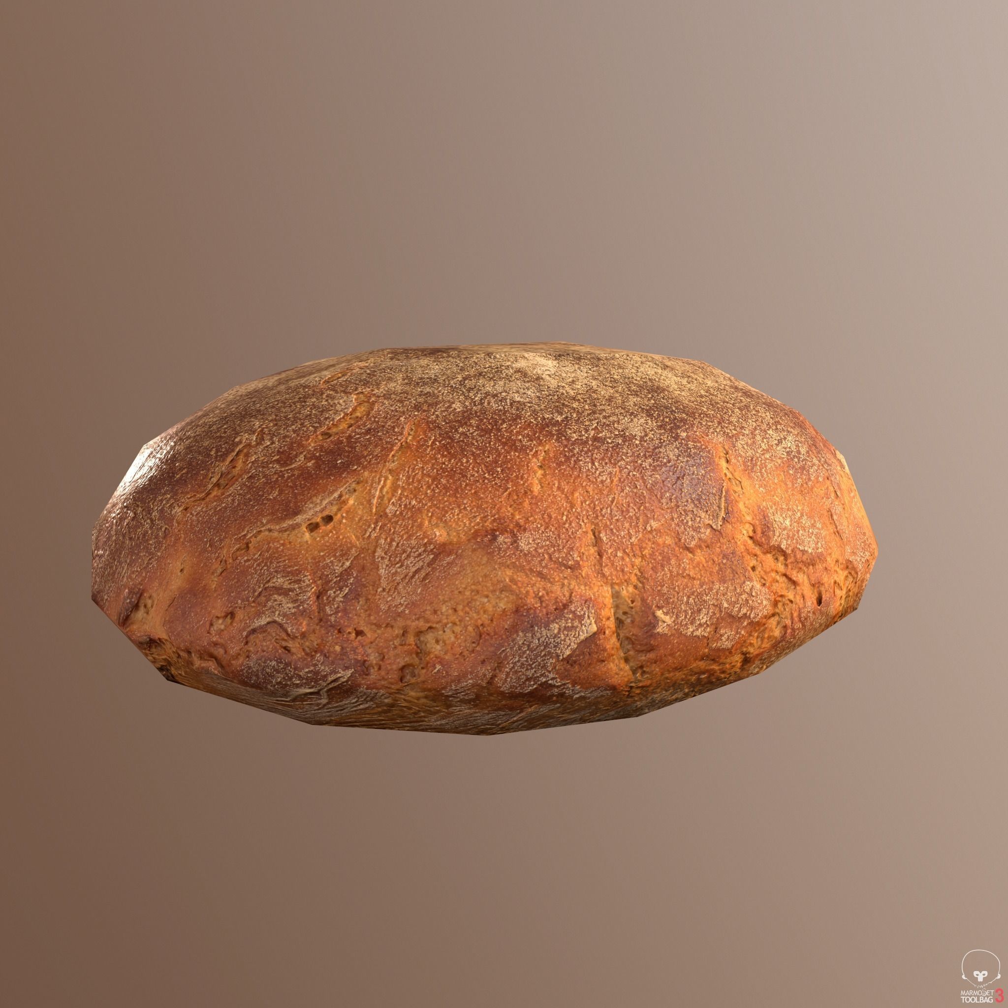 Tasty Bread 02 Low-poly 3D model_9