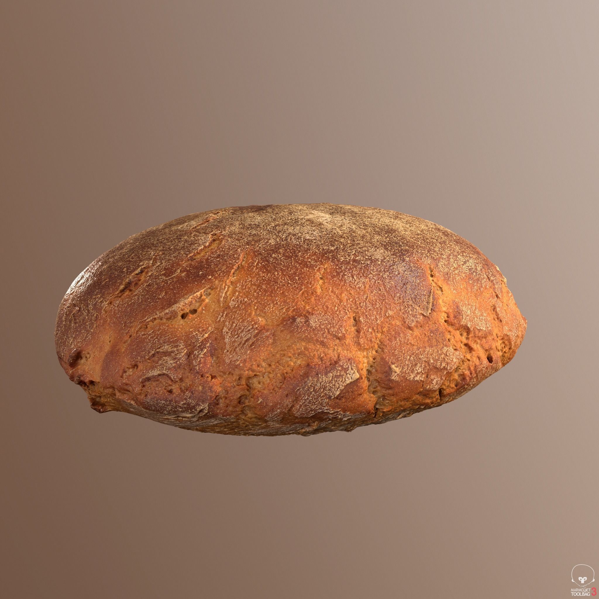 Tasty Bread 02 Low-poly 3D model_1