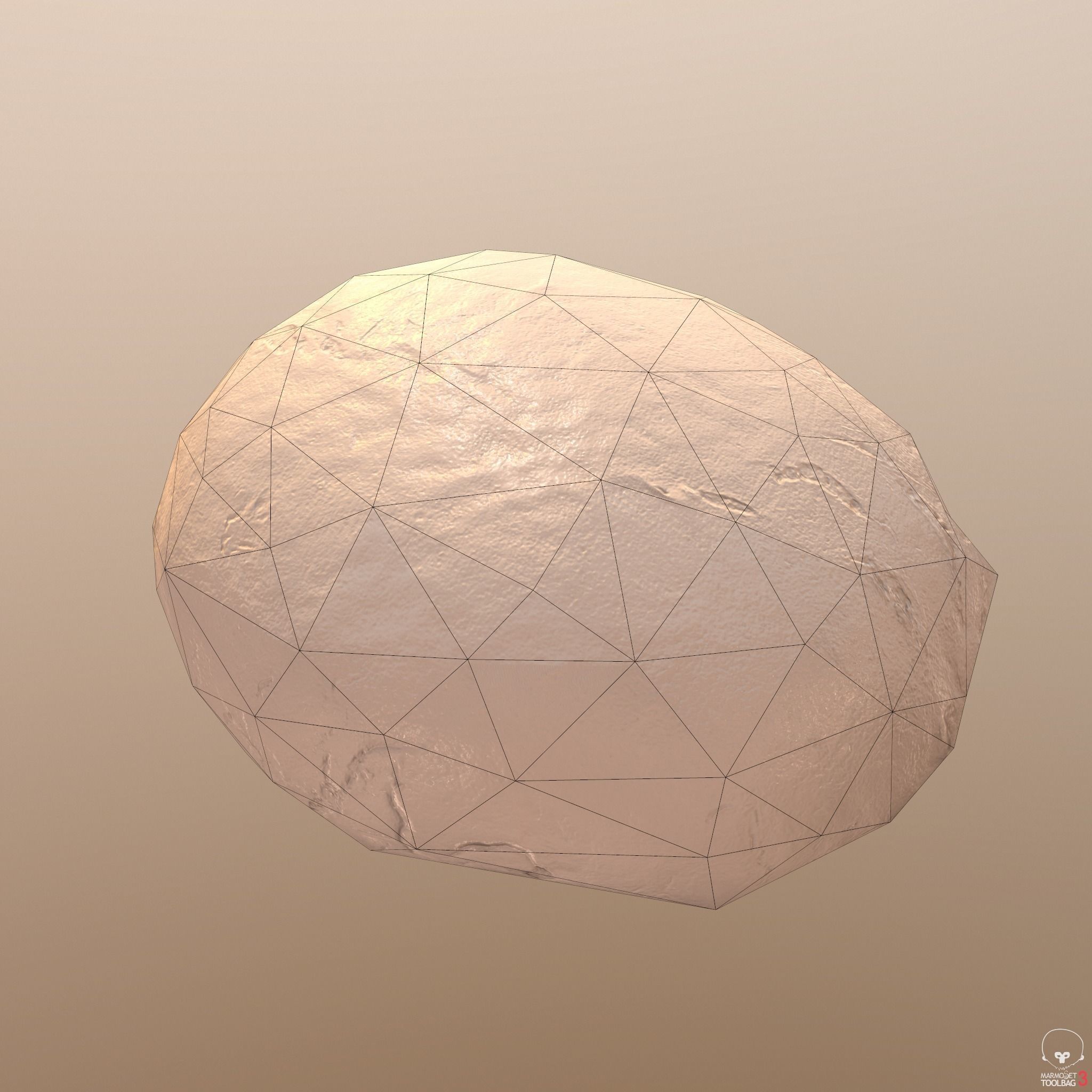 Tasty Bread 02 Low-poly 3D model_11