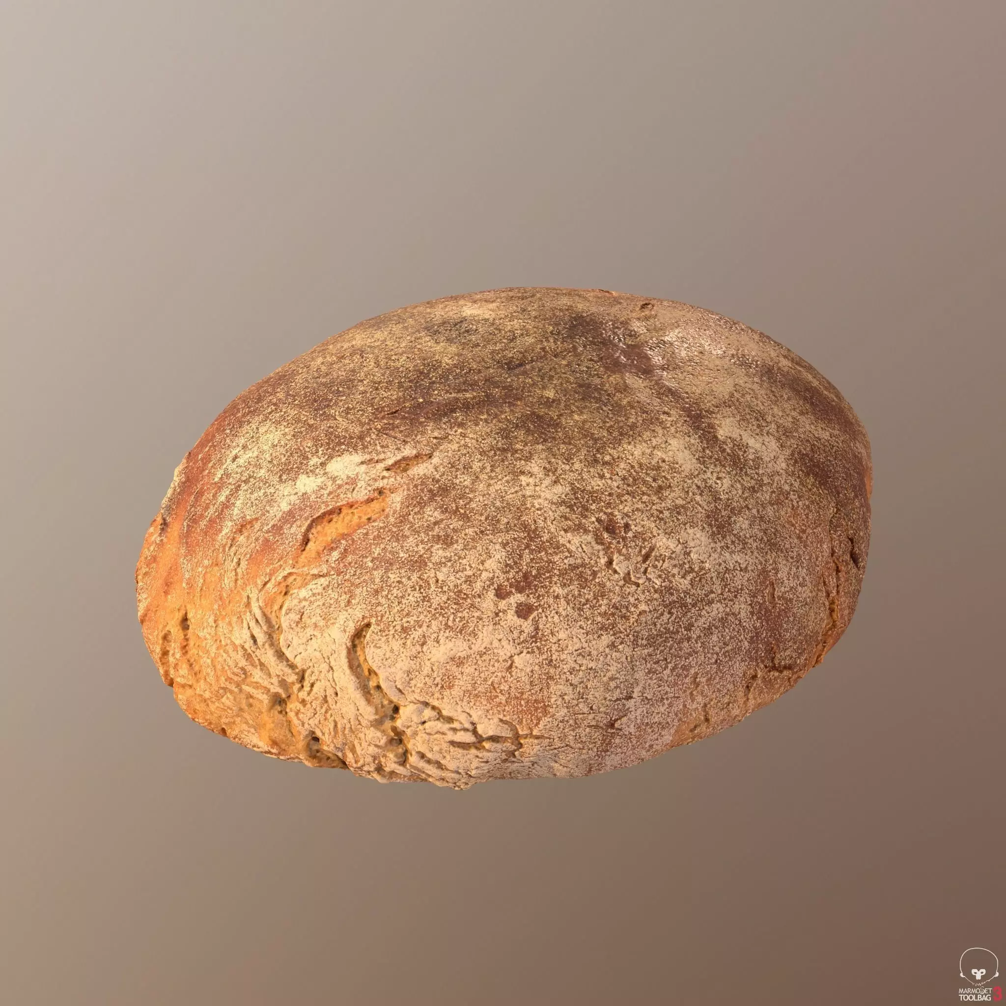 Tasty Bread 02 Low-poly 3D model_0