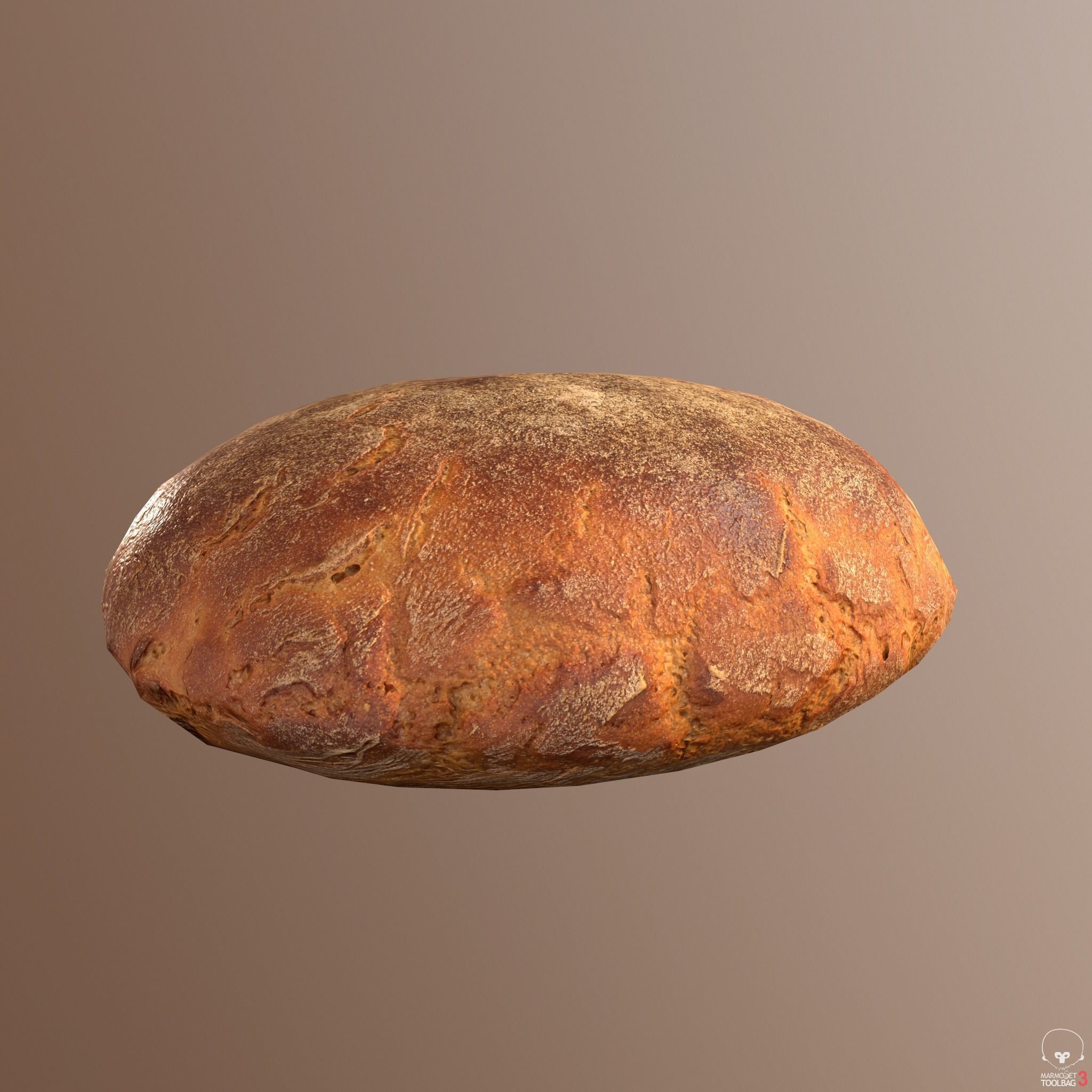 Tasty Bread 02 Low-poly 3D model_5