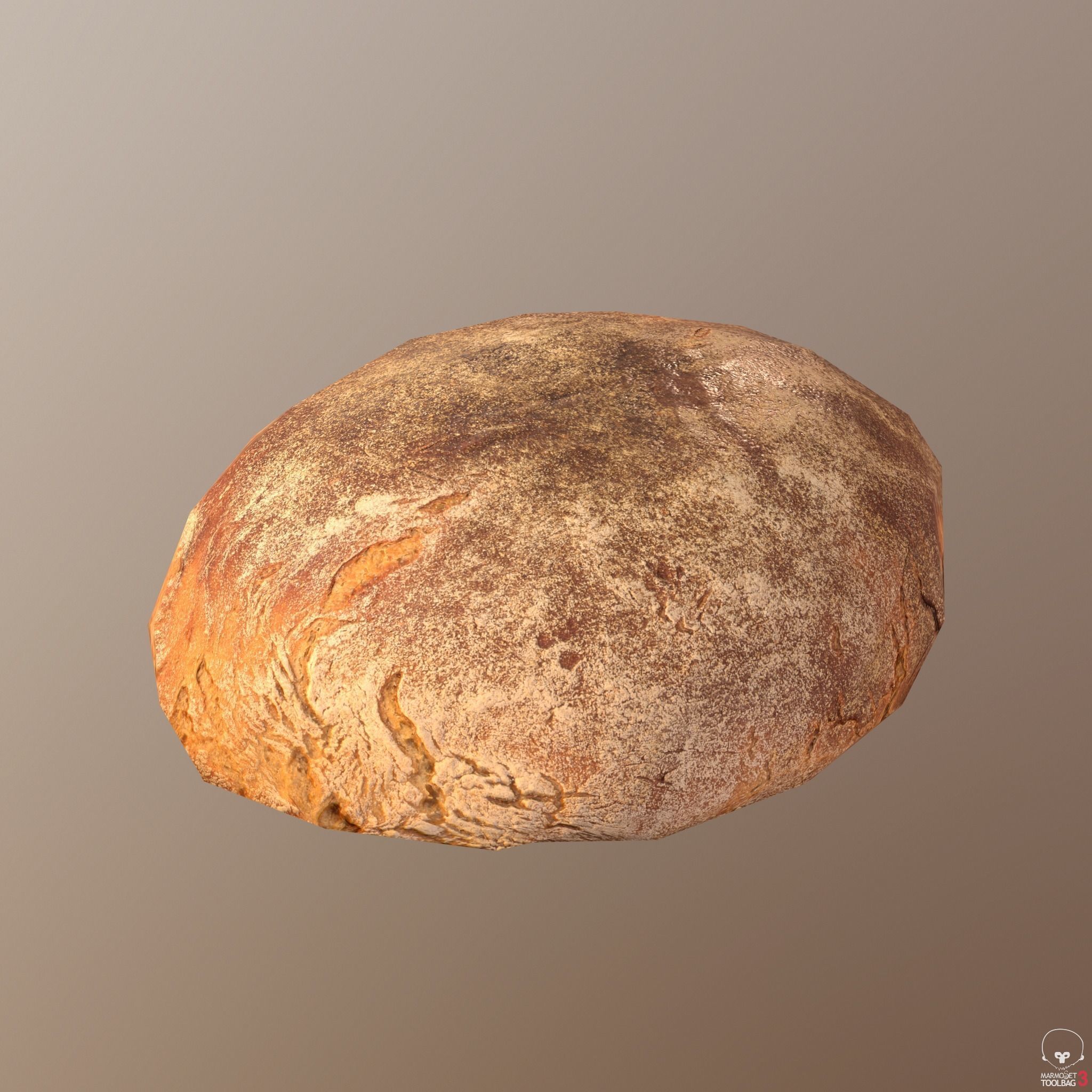 Tasty Bread 02 Low-poly 3D model_8