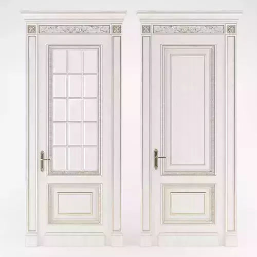 interior door Free low-poly 3D model