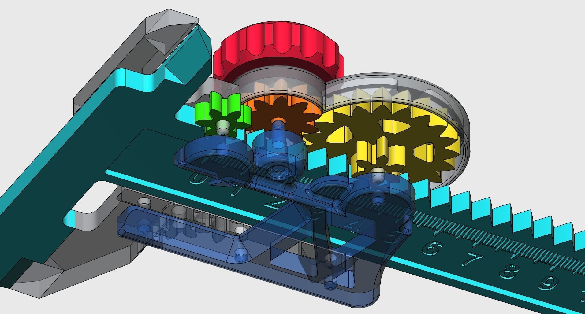 Metric Caliper Steampunk 3D print model_6