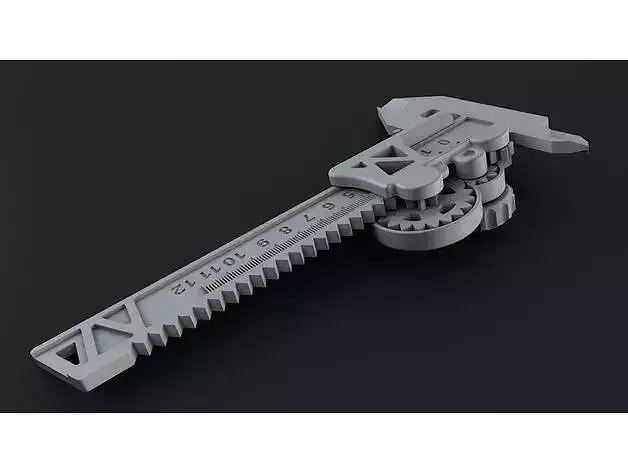 Metric Caliper Steampunk 3D print model