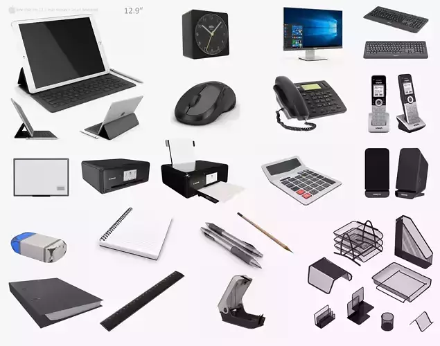 Office Collection 02 3D model