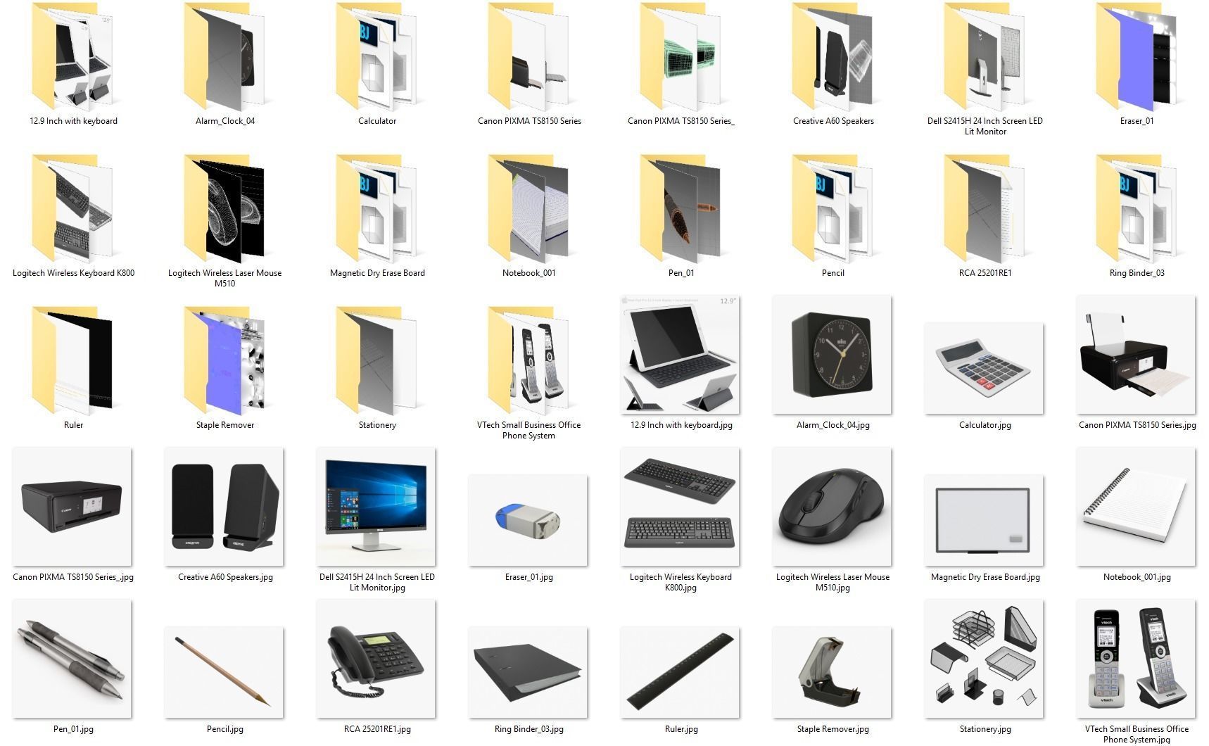 Office Collection 02 3D model_1