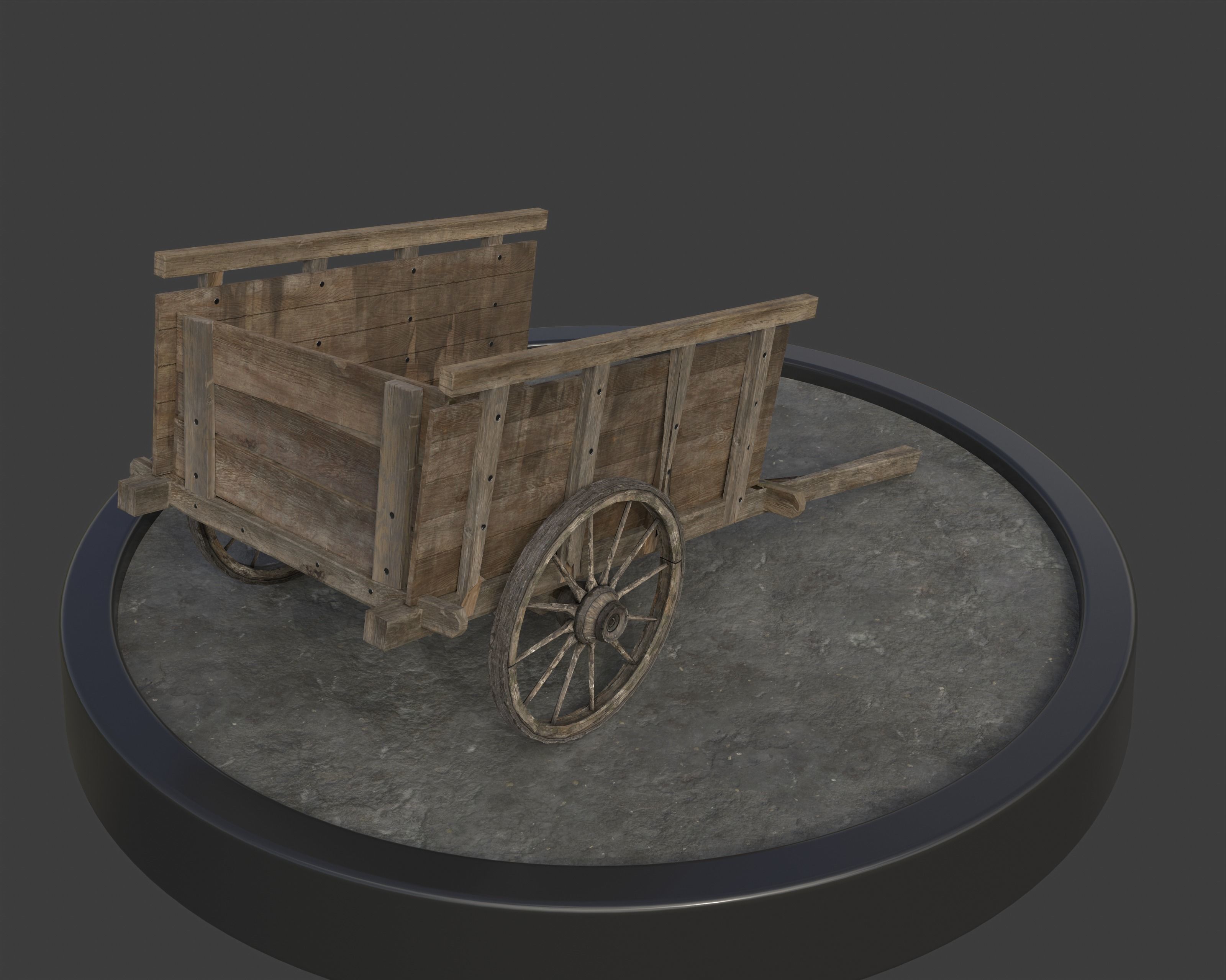Medieval Objects - PBR and Game-Ready Low-poly 3D model_9