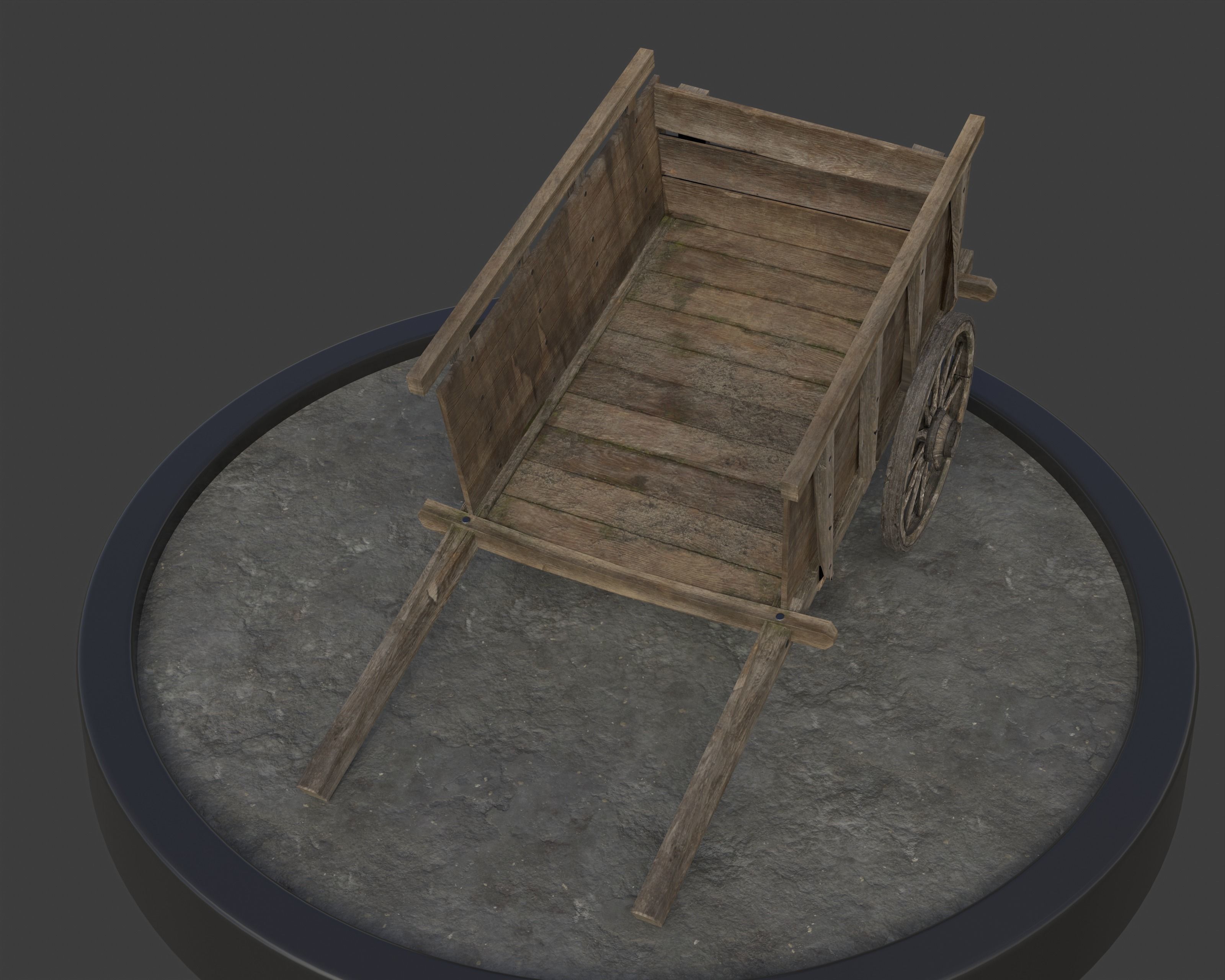 Medieval Objects - PBR and Game-Ready Low-poly 3D model_8