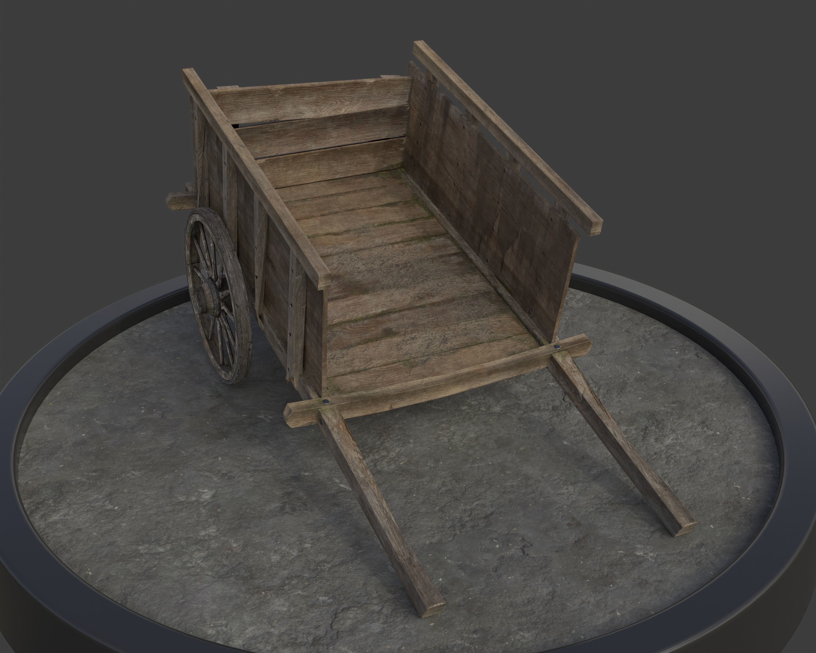 Medieval Objects - PBR and Game-Ready Low-poly 3D model_7