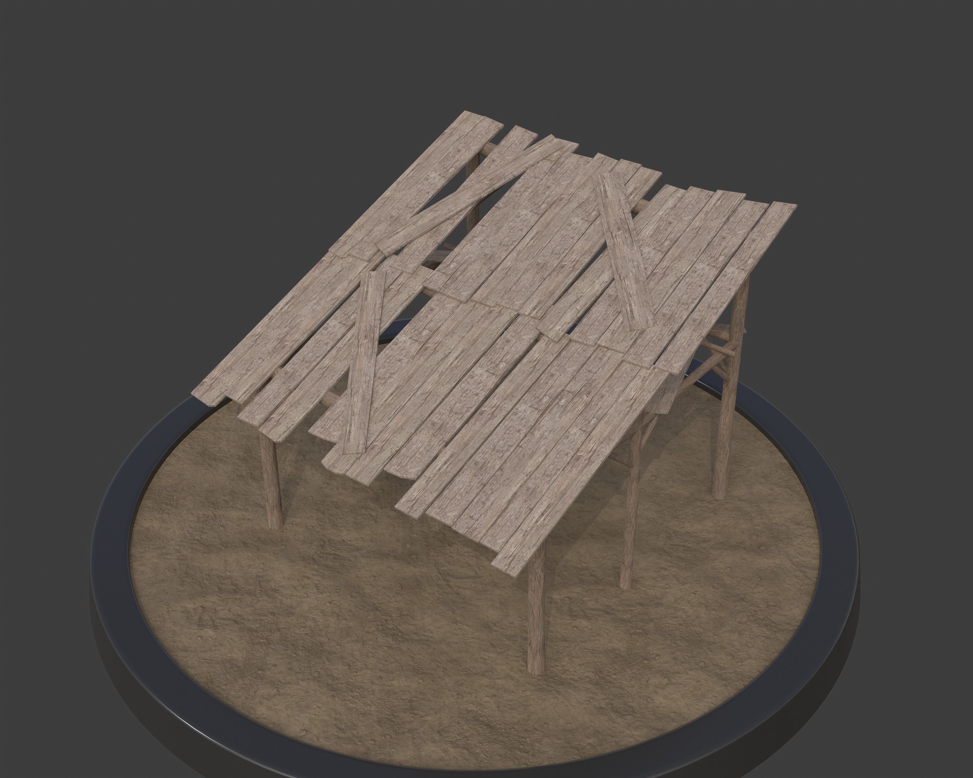 Medieval Objects - PBR and Game-Ready Low-poly 3D model_46