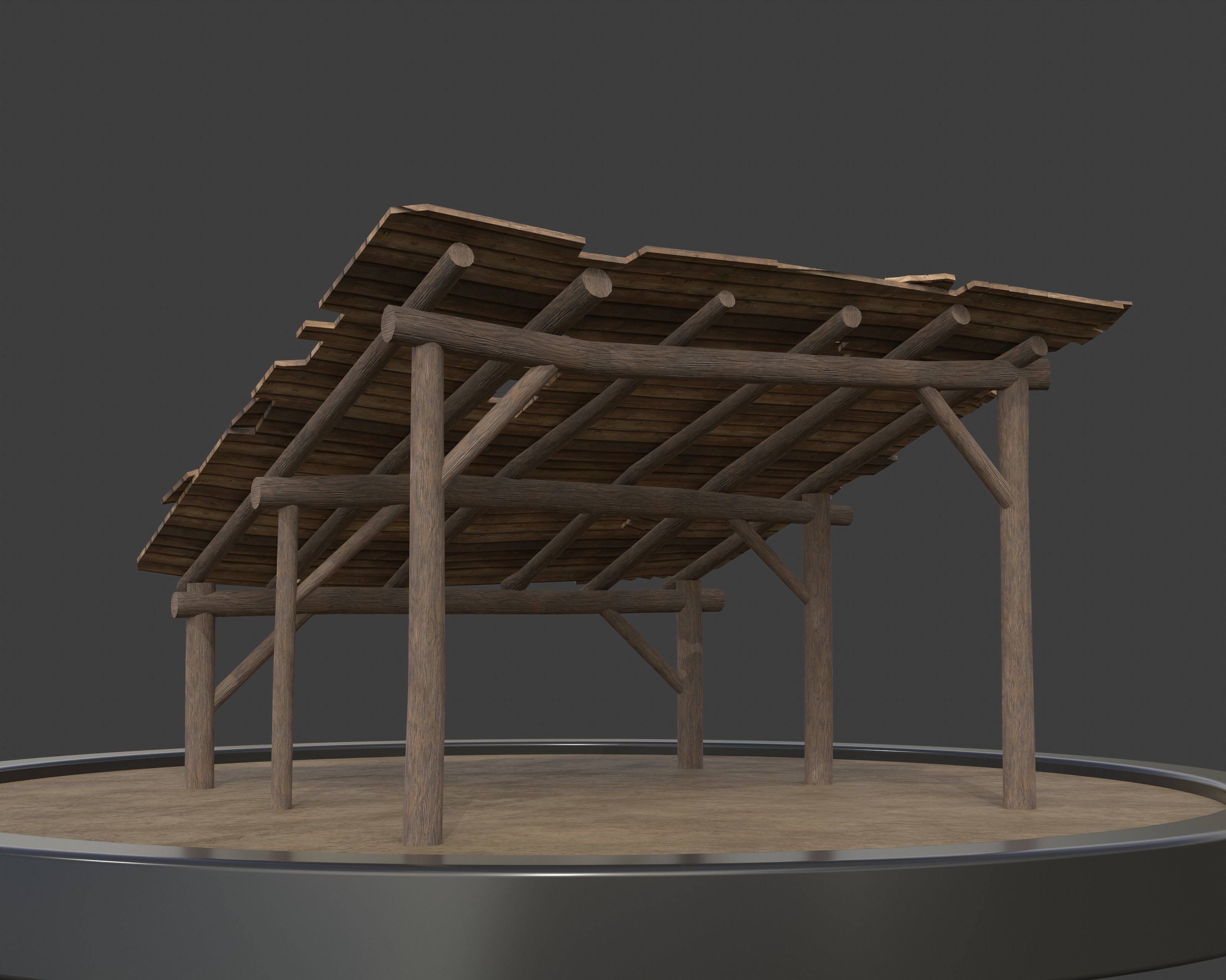 Medieval Objects - PBR and Game-Ready Low-poly 3D model_44