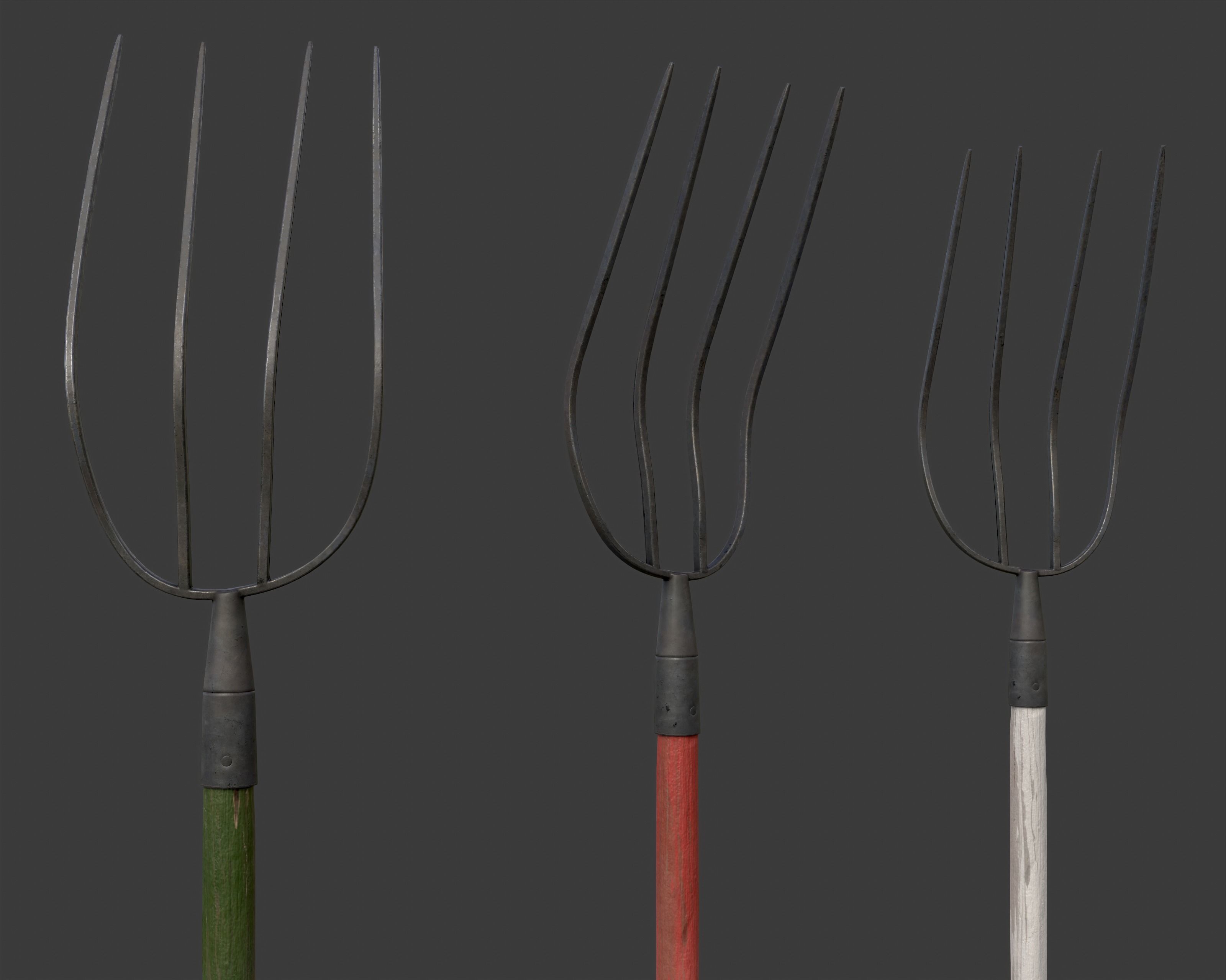 Medieval Objects - PBR and Game-Ready Low-poly 3D model_13