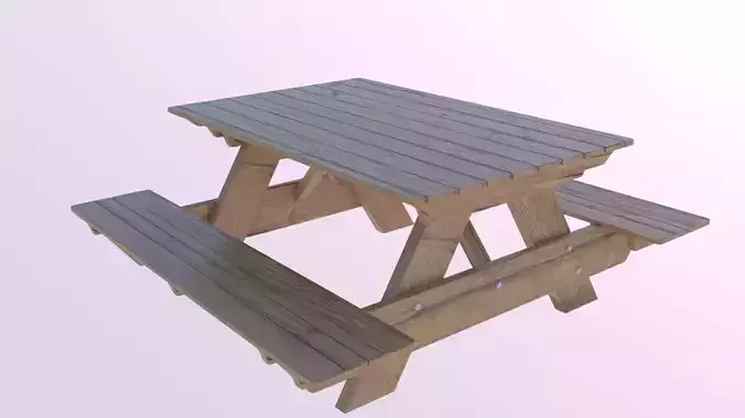 Presentation ready Picnic Table