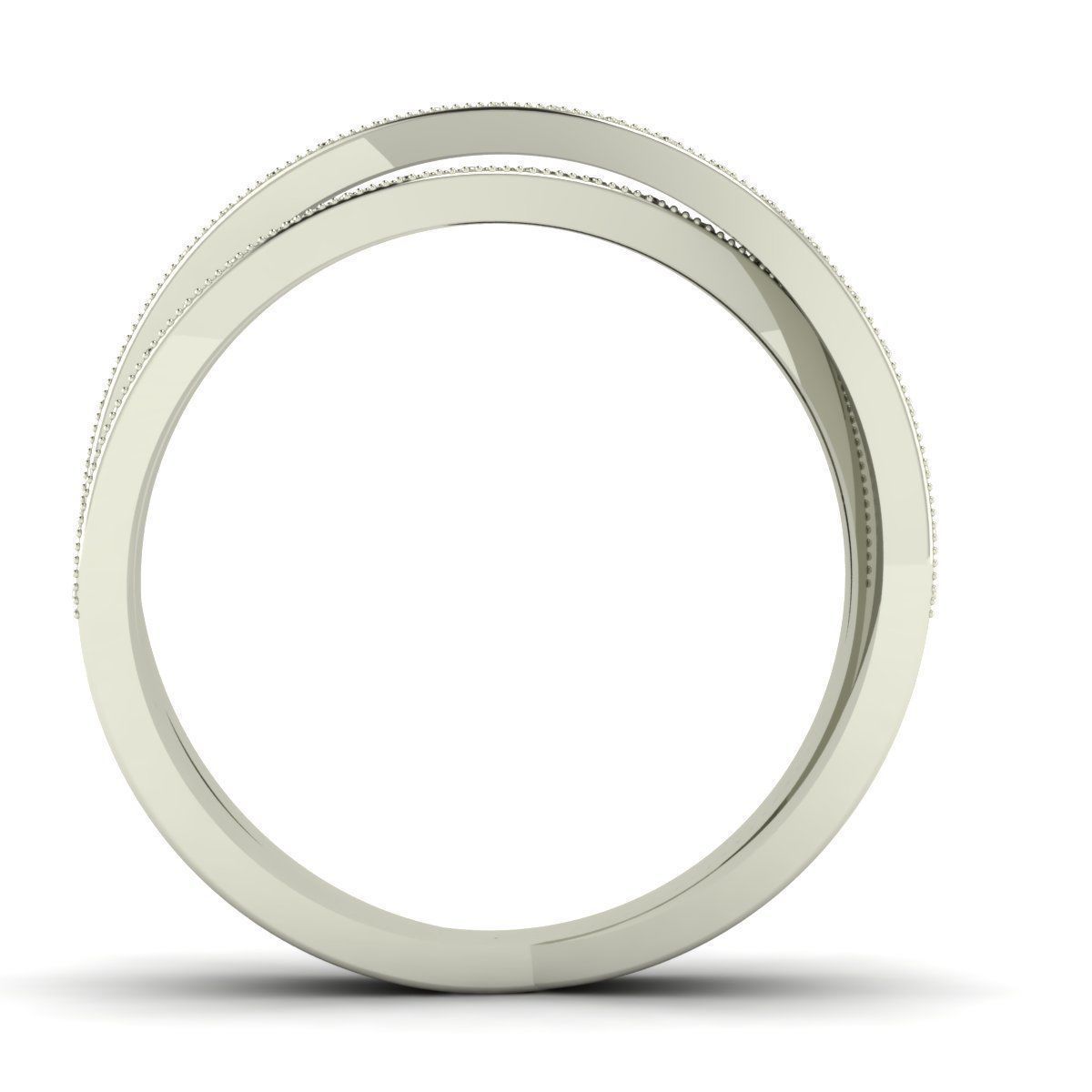 diamond ring 3D print model_1