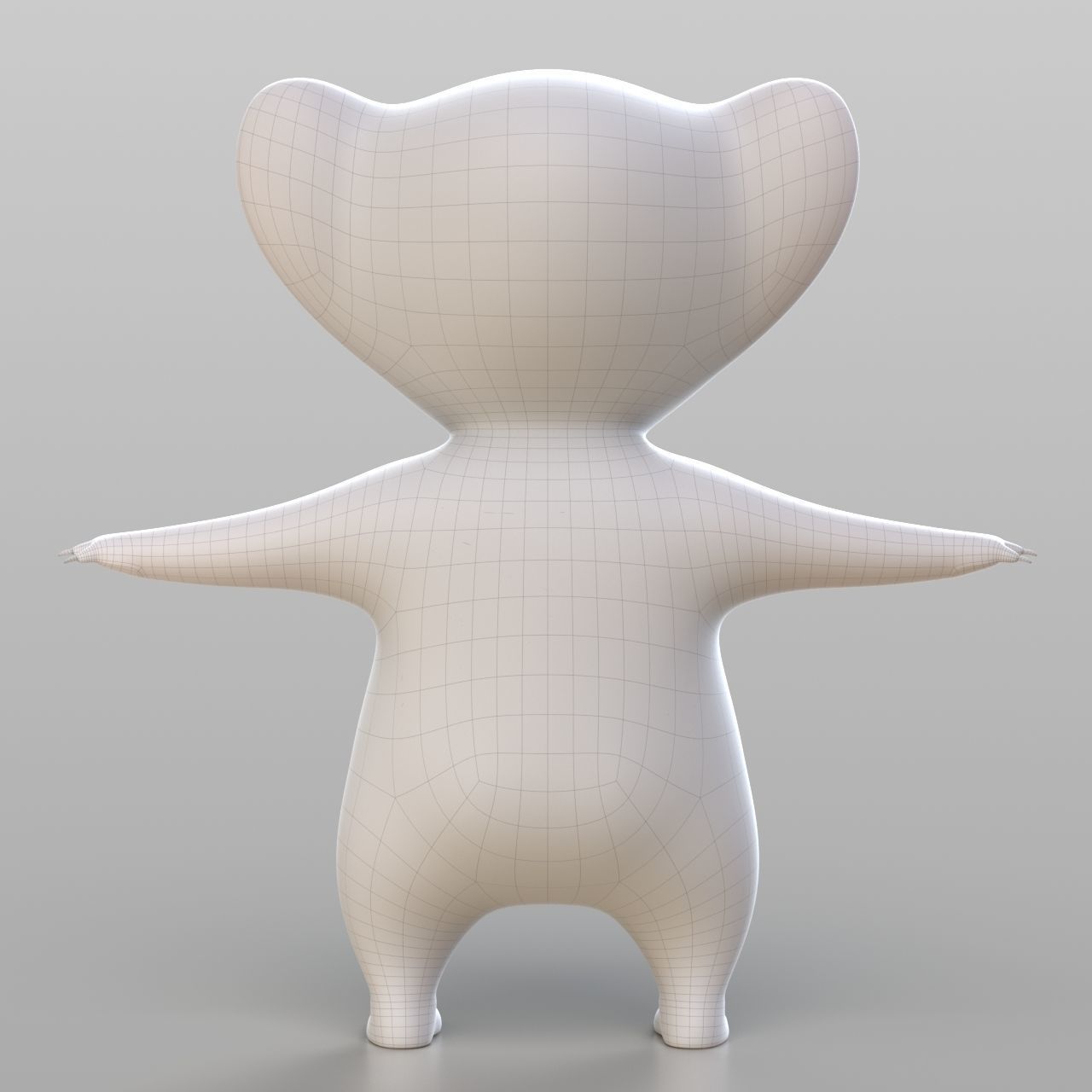 Cartoon Koala 3D model_7