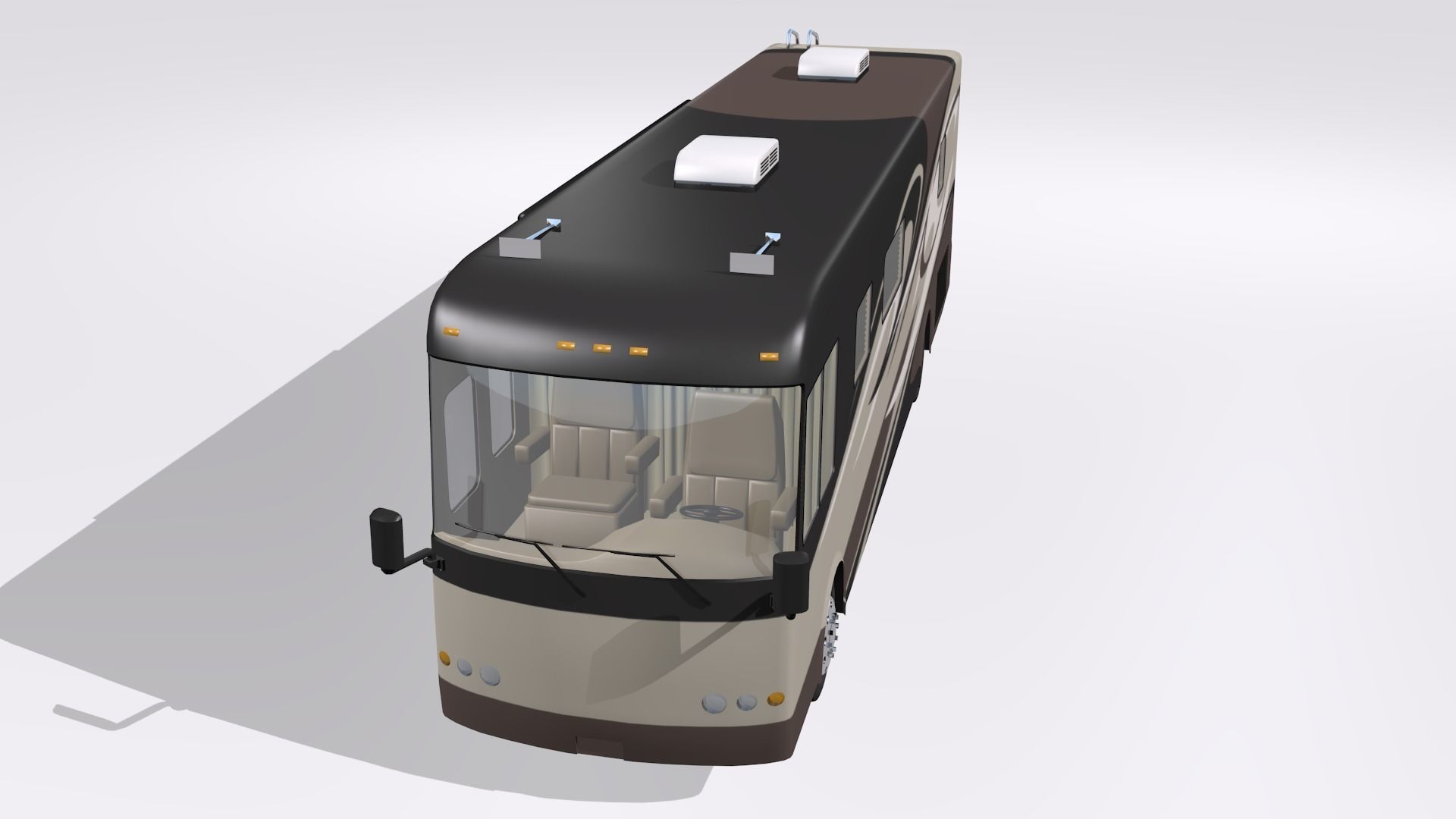 Basic Class A Motorhome 3D model_7