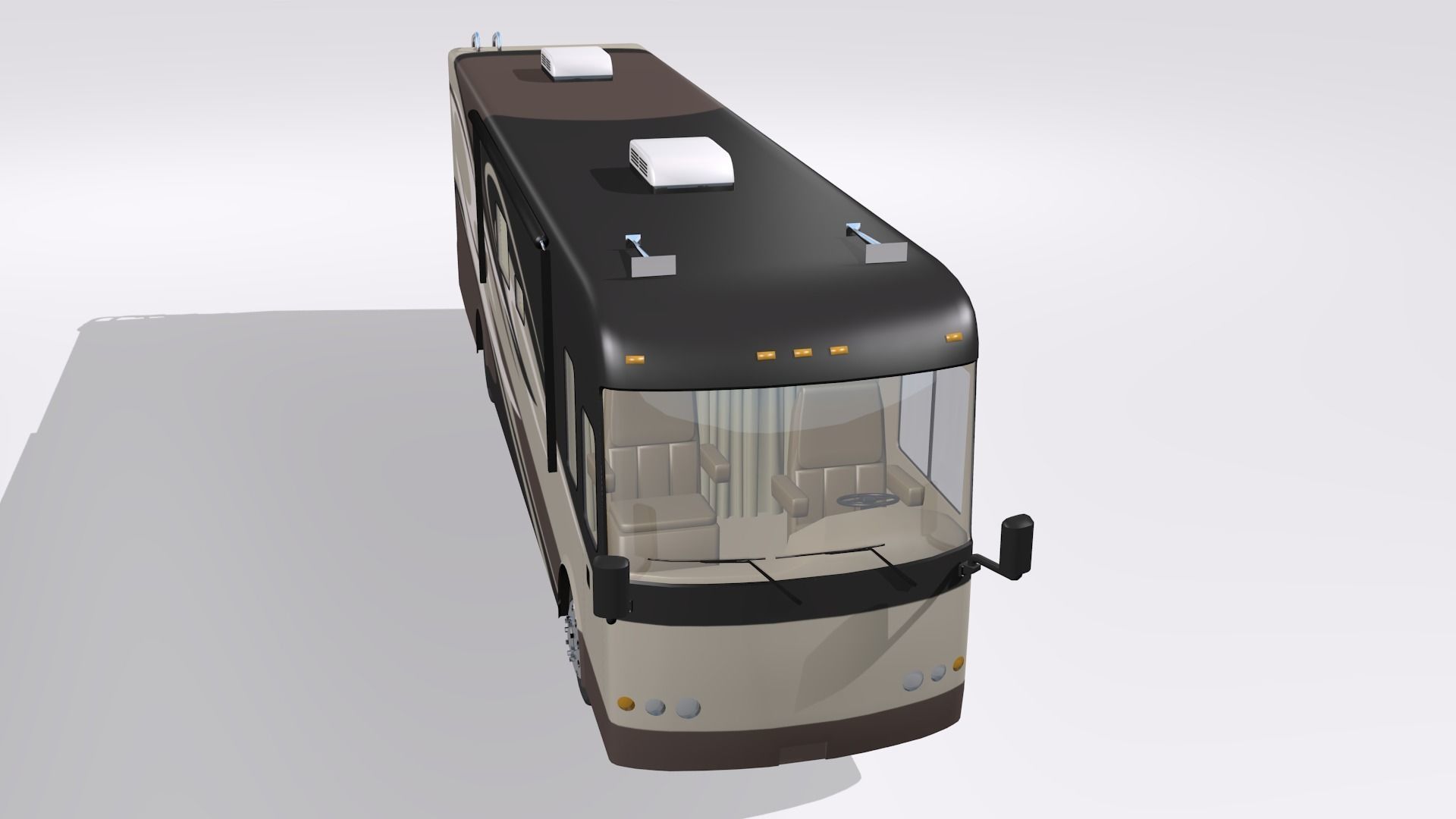 Basic Class A Motorhome 3D model_6
