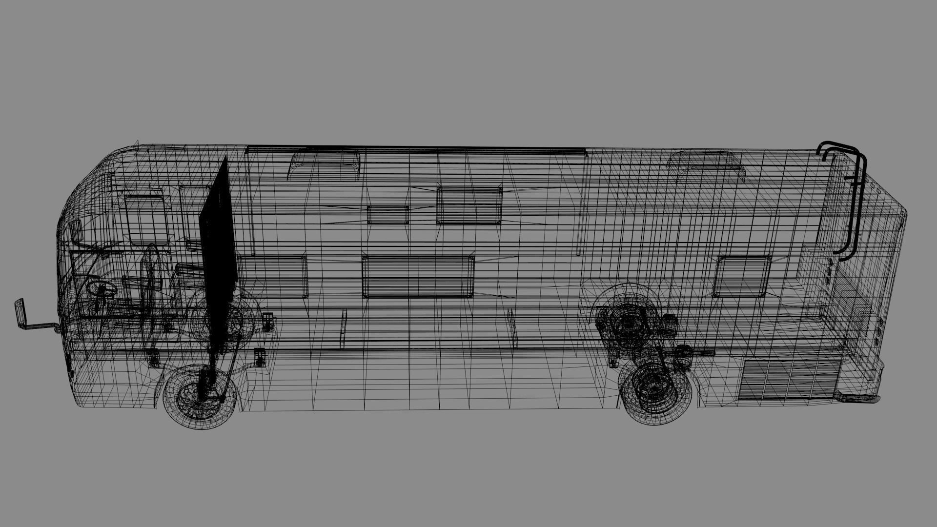Basic Class A Motorhome 3D model_8