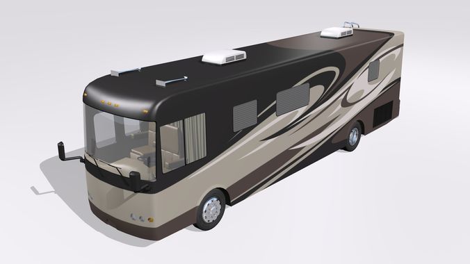 Basic Class A Motorhome 3D model